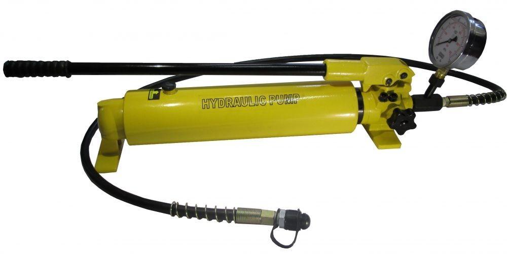 Hydraulic hand pump with pressure gauge (700 bar, 2700 cm3) (B-700-AB)