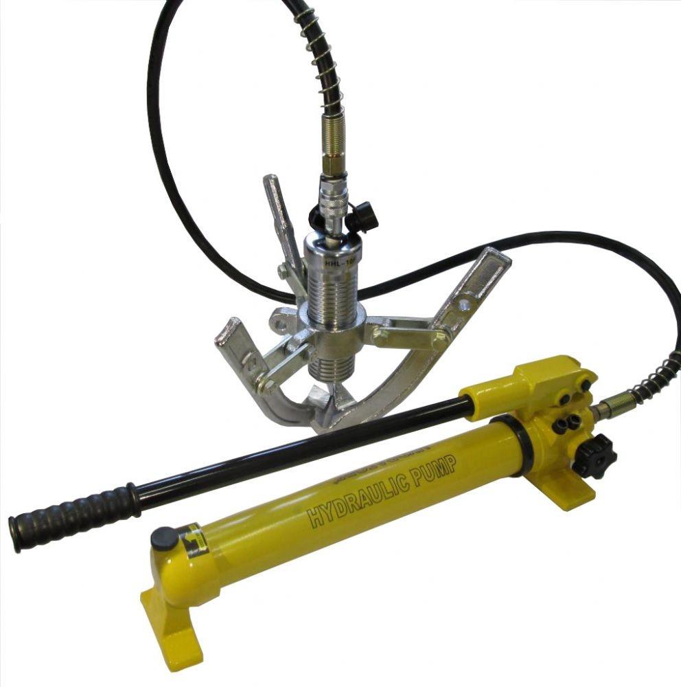 Hydraulic wheel hub puller with external hand pump 10 t (L-10F-MP) –  EZ-Tools GmbH