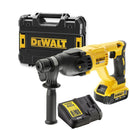 Jeu de marteaux combinés sans fil SDS-plus 18 V/4 Ah, 26 mm (DeWALT DCH133M1-QW)