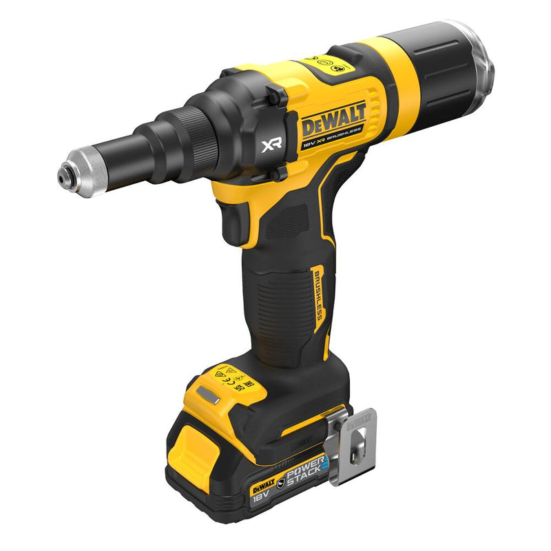 18V/1.7Ah XR Akku-Nietpistole+Koffer (DeWALT DCF403E1GT-QW)