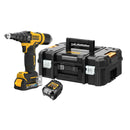 18V/1.7Ah XR Akku-Nietpistole+Koffer (DeWALT DCF403E1GT-QW)