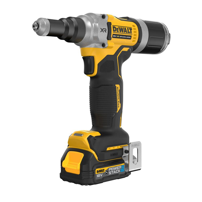 18V/2x1.7Ah XR Akku-Nietpistole (DeWALT DCF414E2GT-QW)