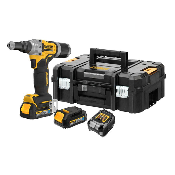 18V/2x1.7Ah XR Akku-Nietpistole (DeWALT DCF414E2GT-QW)