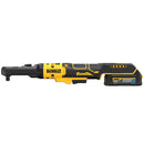 Cliquet à batterie 18V/1,7Ah 3/8" et 1/2" (sans balais) (DeWALT DCF510E2G-QW)