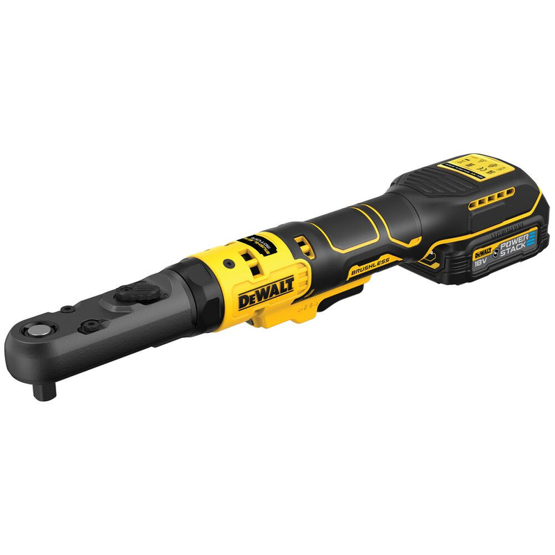 Cliquet à batterie 18V/1,7Ah 3/8" et 1/2" (sans balais) (DeWALT DCF510E2G-QW)