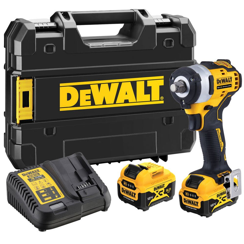 12V/2x5Ah Akku-Schlagschrauber 1/2", 340Nm TSTAK (DeWALT DCF901P2-QW)