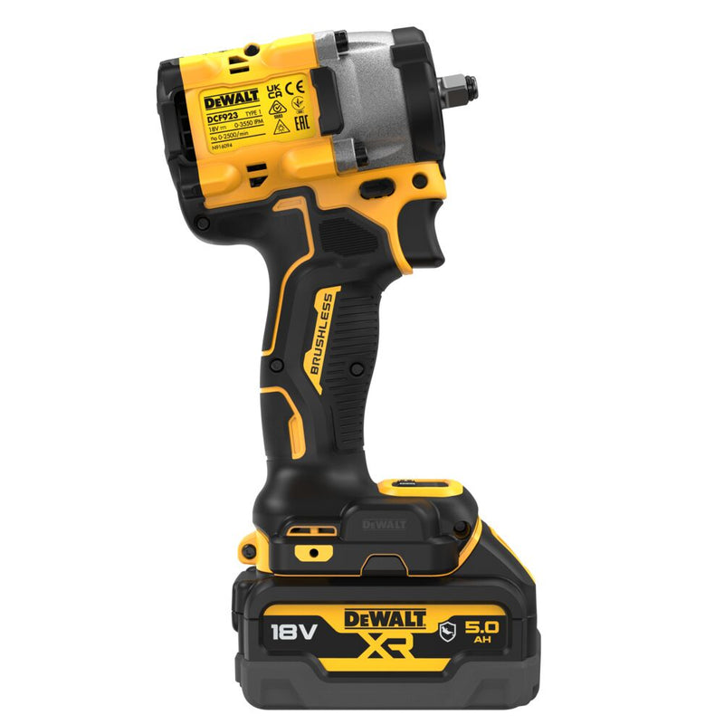 18V/2x5Ah Akku-Schlagschrauber, 3/8", 406Nm (DeWALT DCF923P2G-QW)