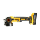 18V/2x5Ah Akku-Winkelschleifer 125mm (bürstenlos) (DeWALT DCG405H2T-QW)