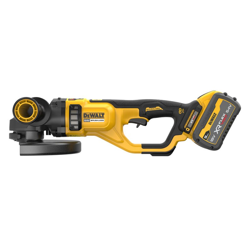 18V/2x9Ah 230mm Akku-Winkelschleifer, Ladegerät (DeWALT DCG460X2-QW)