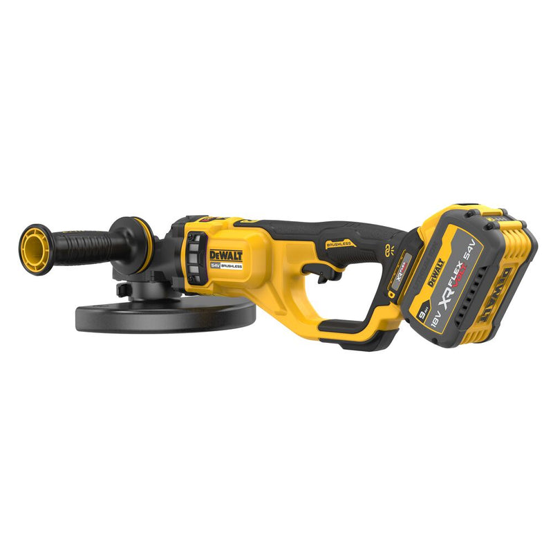 18V/2x9Ah 230mm Akku-Winkelschleifer, Ladegerät (DeWALT DCG460X2-QW)