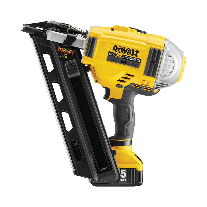 B-WARE 18V/5.0Ah Zwei-Stufen-Akku-Nagler & Klammergeräte 90mm (DeWALT DCN695P2-QW)