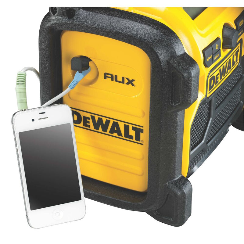 Akku- und Netz-Kompakt-Radio für 10,8 - 18 Volt XR Li-Ion Akkus (DeWALT DCR019-QW)