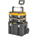 50kg/180L Werkzeugbox, Kasten IP54 3-teiliges TSTAK-Set (DeWALT DWST83411-1)